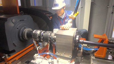 Cảm biến đo momen KiTorque 4552 được HIKI cung cấp cho hệ thống kiểm tra động cơ điện